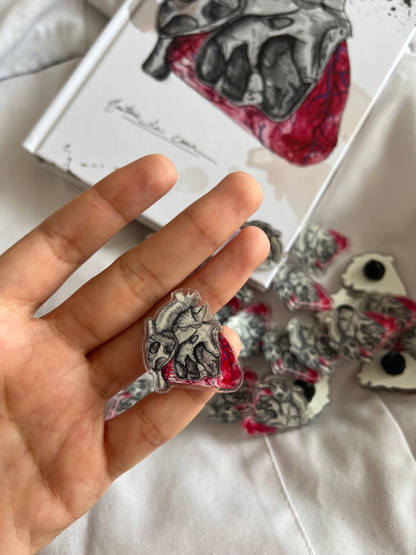 Bulles Acte II : les Pins - Cœur vintage anatomy