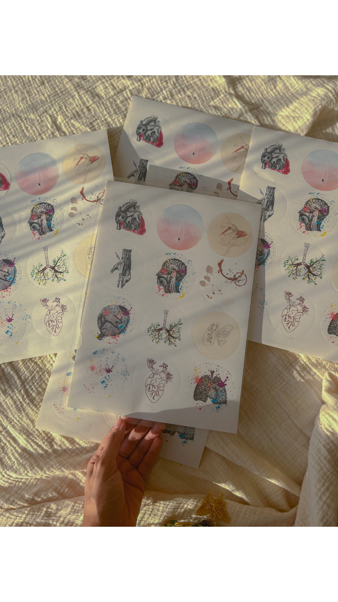Bulles de rêves : la planche de stickers