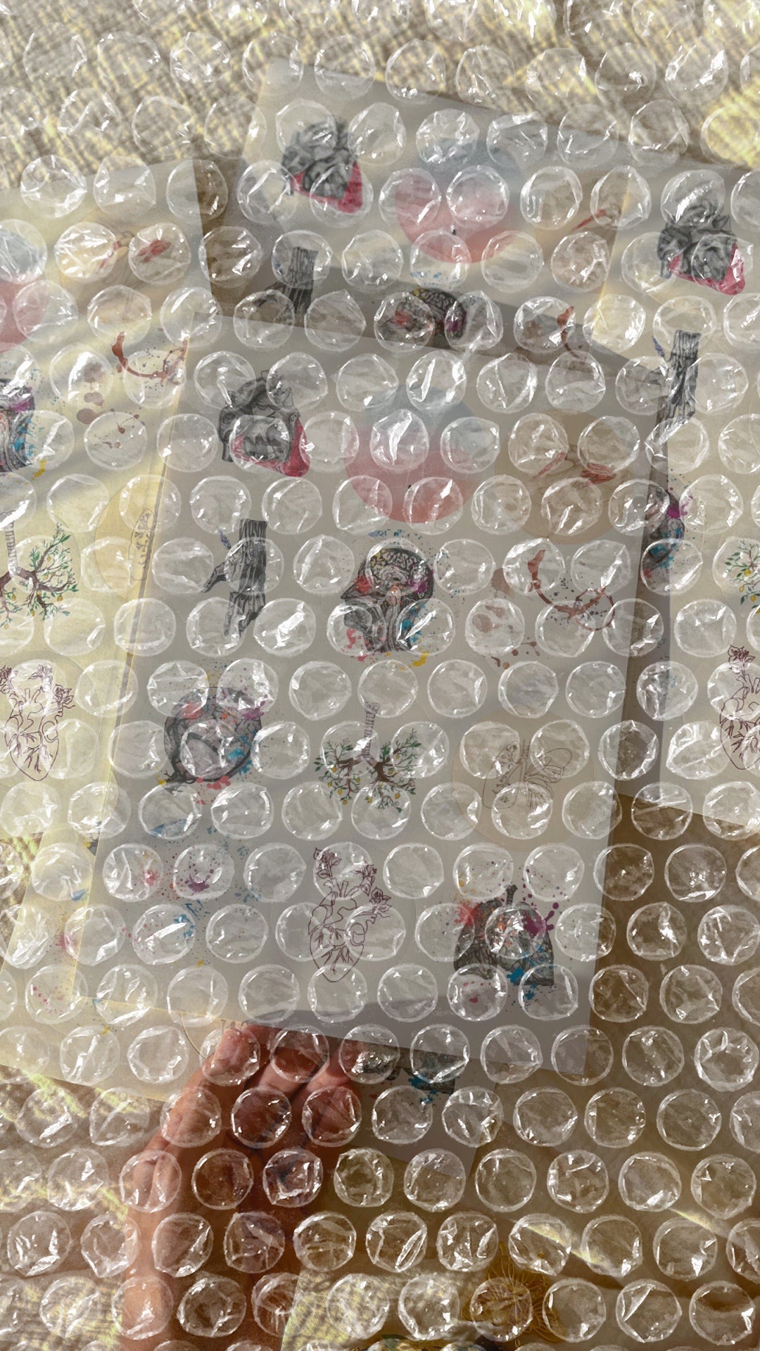 Bulles de rêves : la planche de stickers