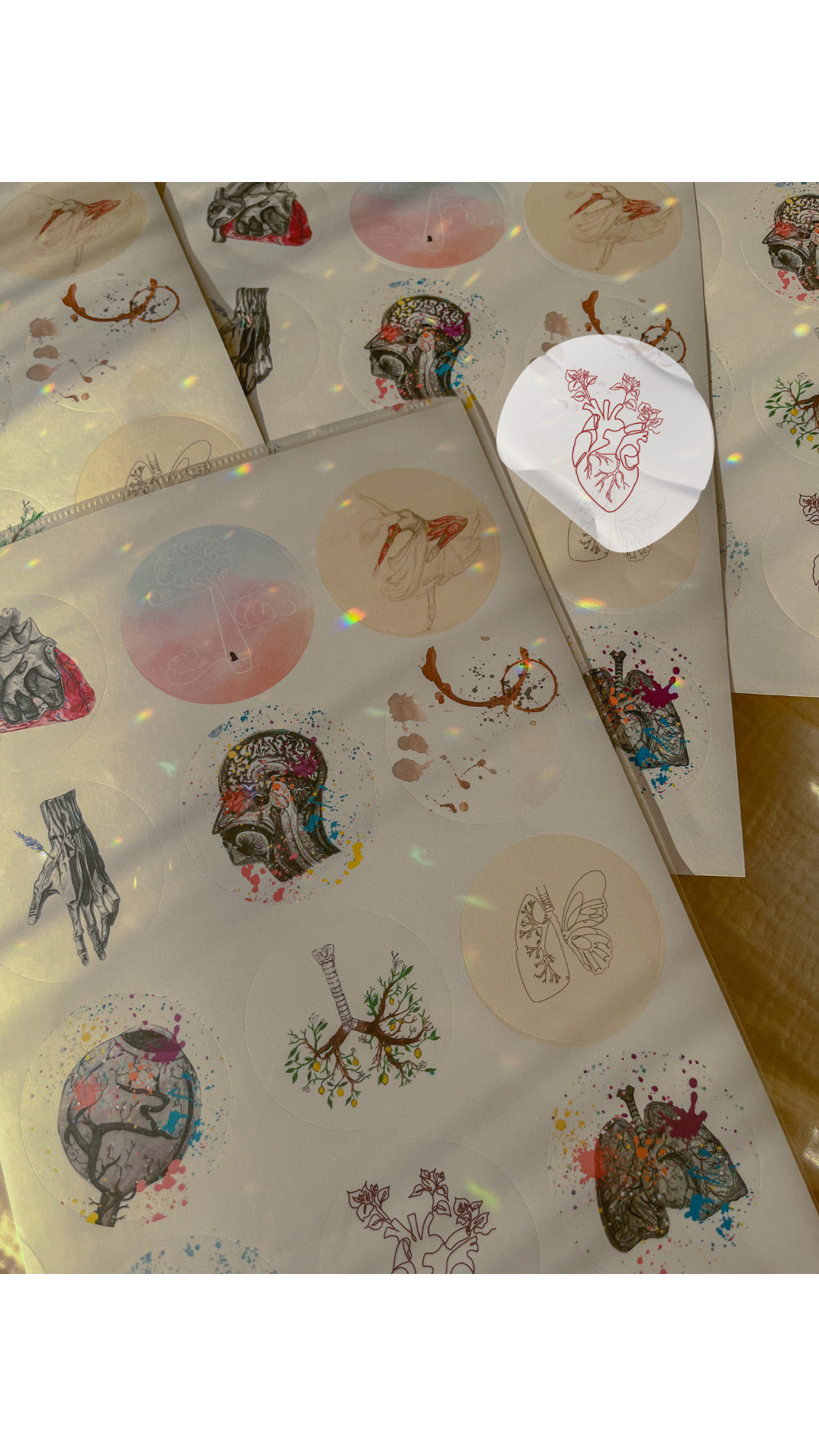 Bulles de rêves : la planche de stickers