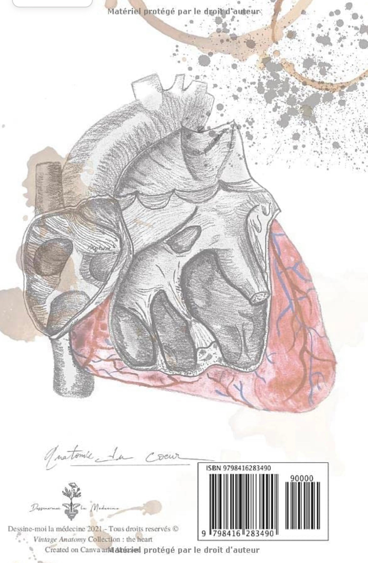 Carnet de notes - Notebook - Anatomie Vintage : Le Coeur 🫀